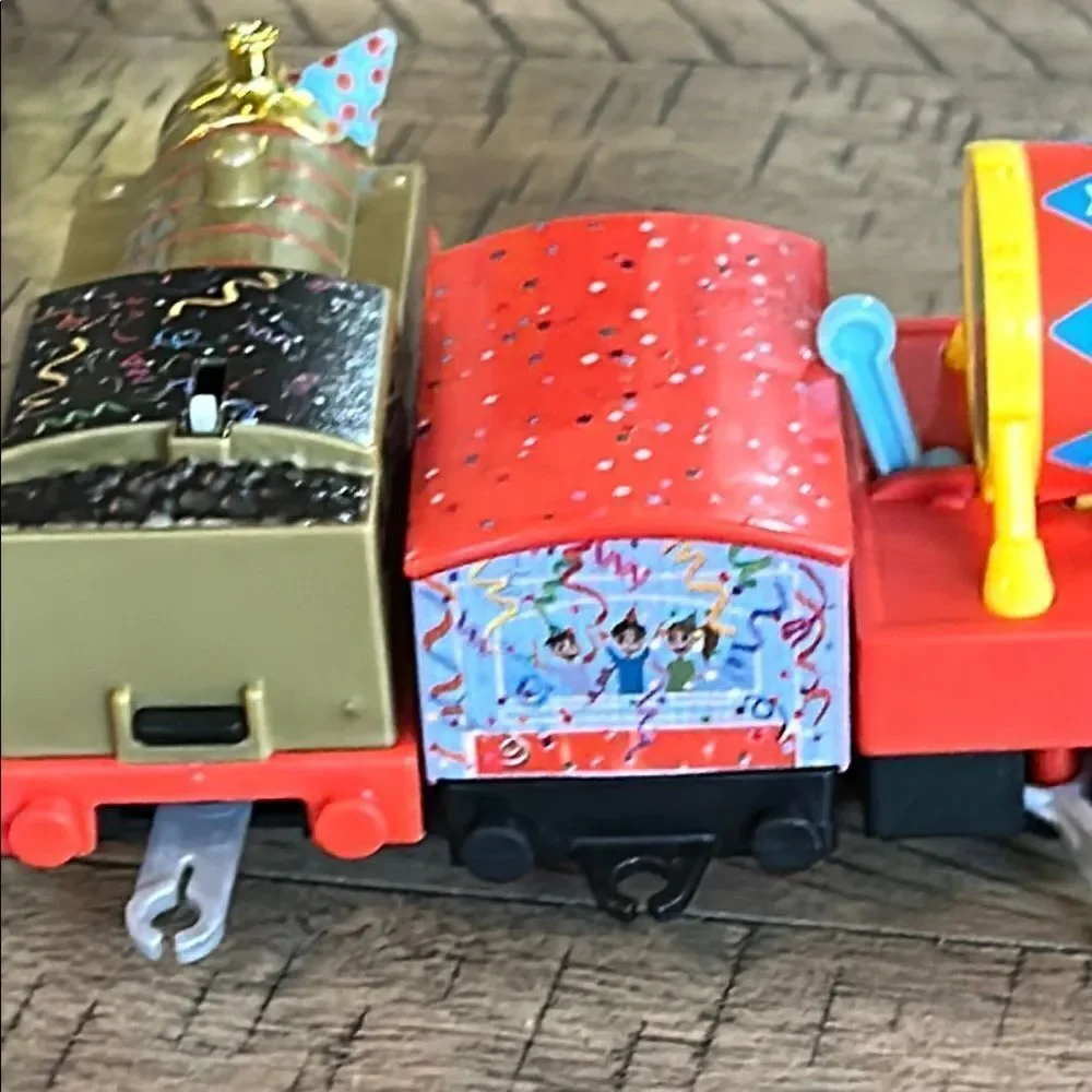 75 Thomas Birthday 🎂 Celebration 🎉 Train 🚂 with party car & drum 🥁
